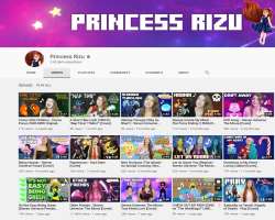 Lizzy is digitally known as Princess Rizu who is a great songwriter, singer and voice actress who also has a passion for recording trendy games and sh